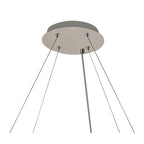 NL78089 Zian 80cm Round Pendant Chandelier 12 Light Polished Chrome/Crystal