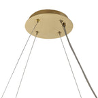 NL78179 Zian 80cm Round Pendant Chandelier 12 Light Gold/Crystal