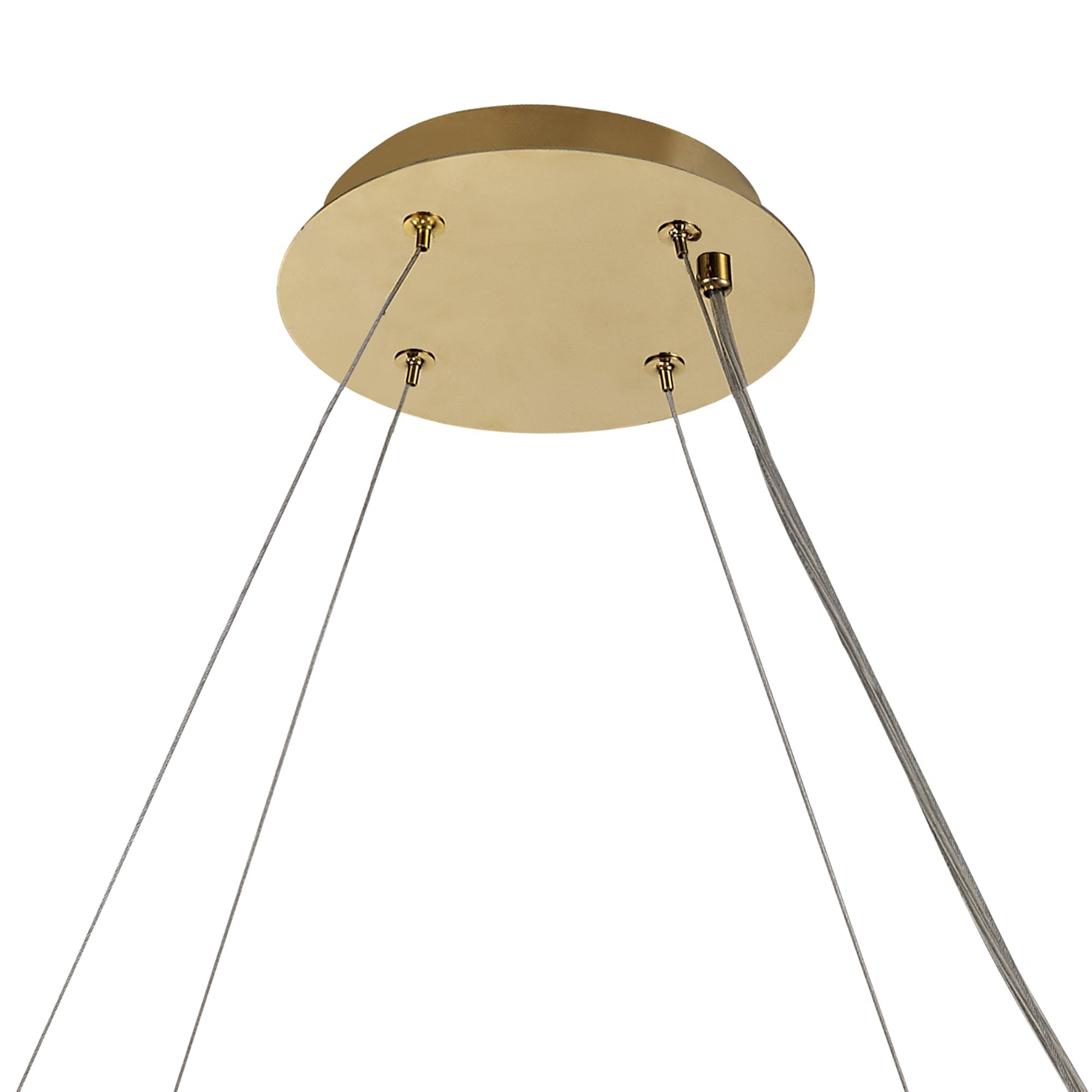 NL78179 Zian 80cm Round Pendant Chandelier 12 Light Gold/Crystal