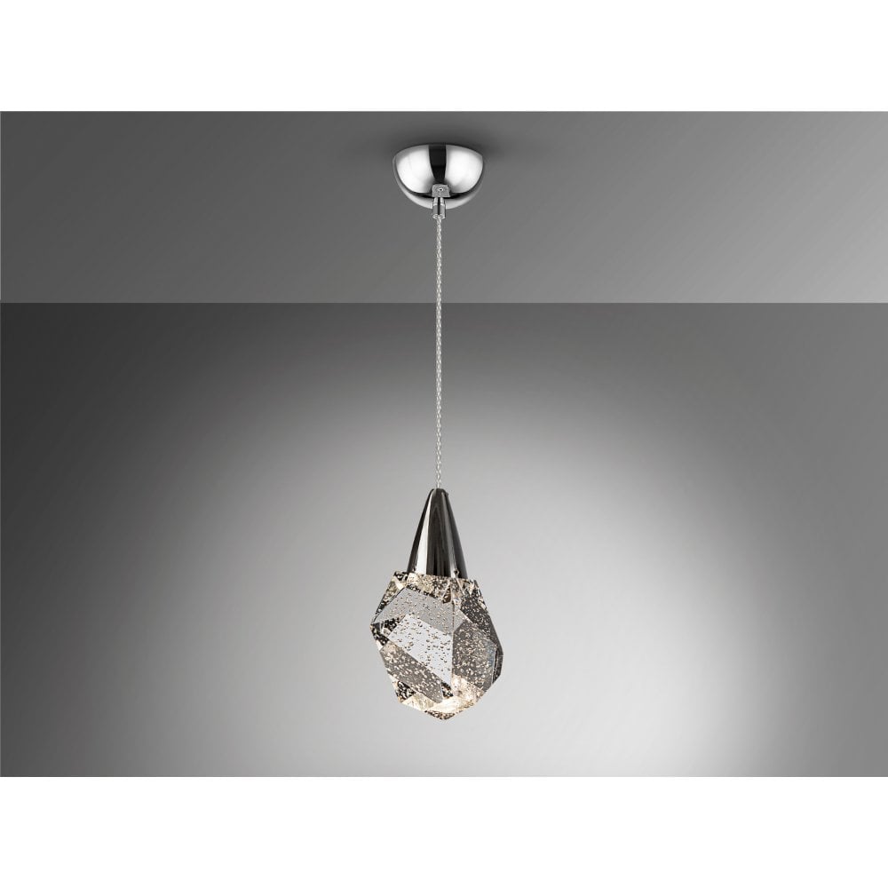 157018 Aquaria LED Pendant 1 Light Chrome