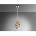 157025 Aquaria LED Pendant 1 Light Matt Gold
