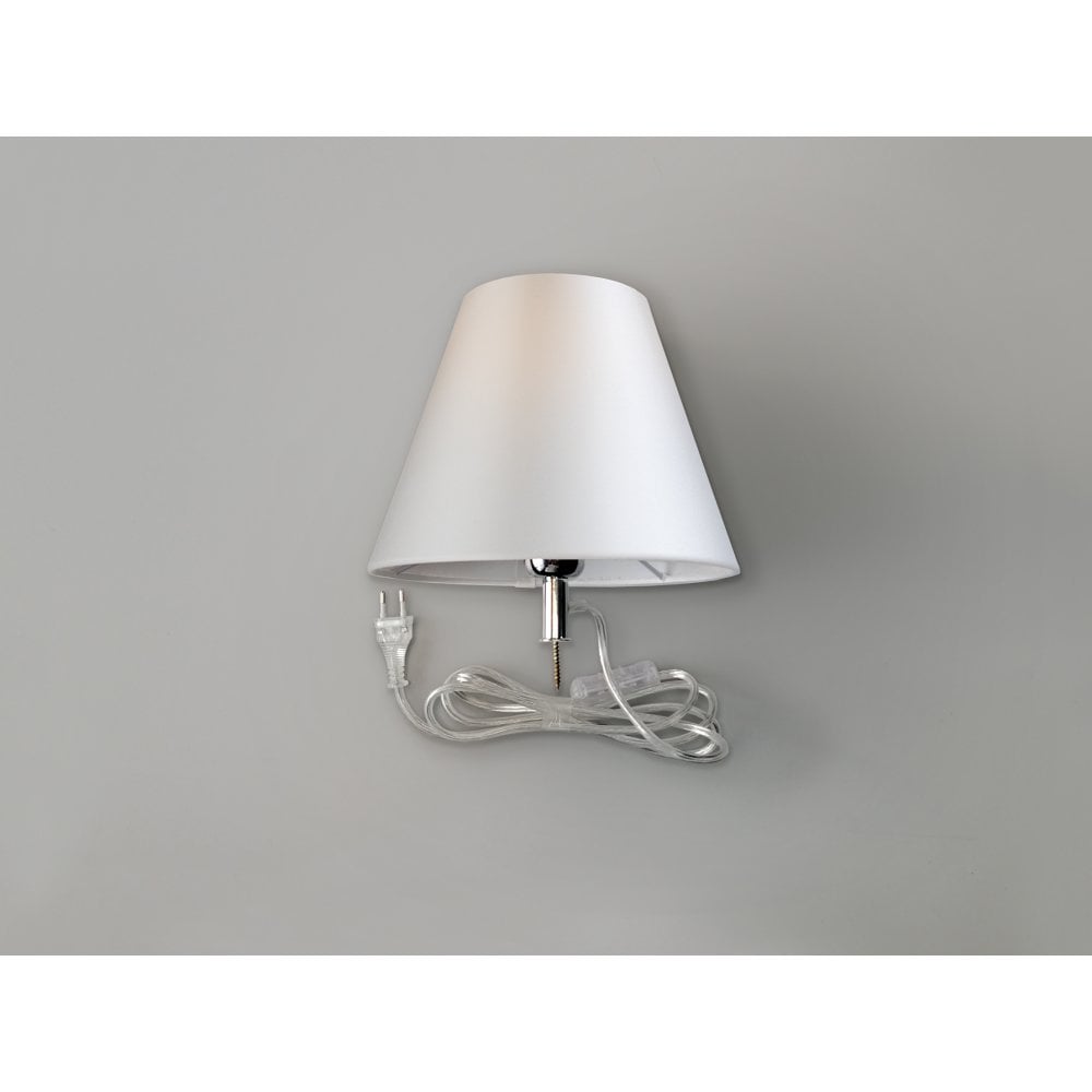 167239 Bottle Table Lamp Kit White Shade