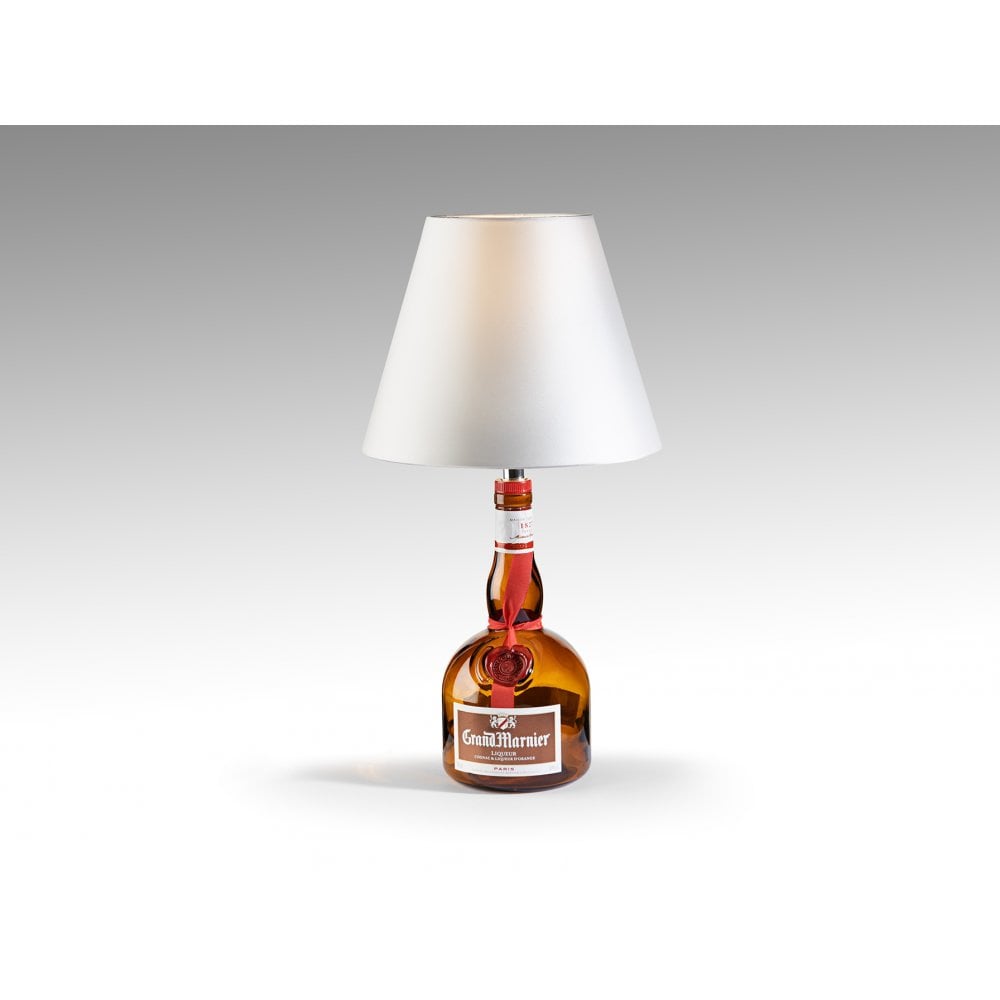 167239 Bottle Table Lamp Kit White Shade