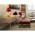 167246 Bottle Kit Table Lamp Garnet Shade