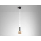 175265 Sincro LED Pendant 1 Light Black/Gold