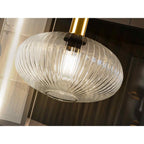 225410 Norma Pendant 1 Light Clear