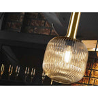 225588 Norma Pendant 1 Light Amber