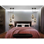 225632 Norma Pendant 1 Light Smoke Grey