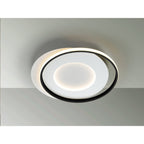 245142 Limbos LED Flush Ceiling Light White/Black