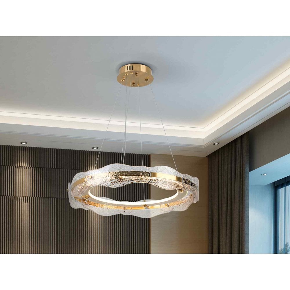 294683 Lira LED Pendant Gold
