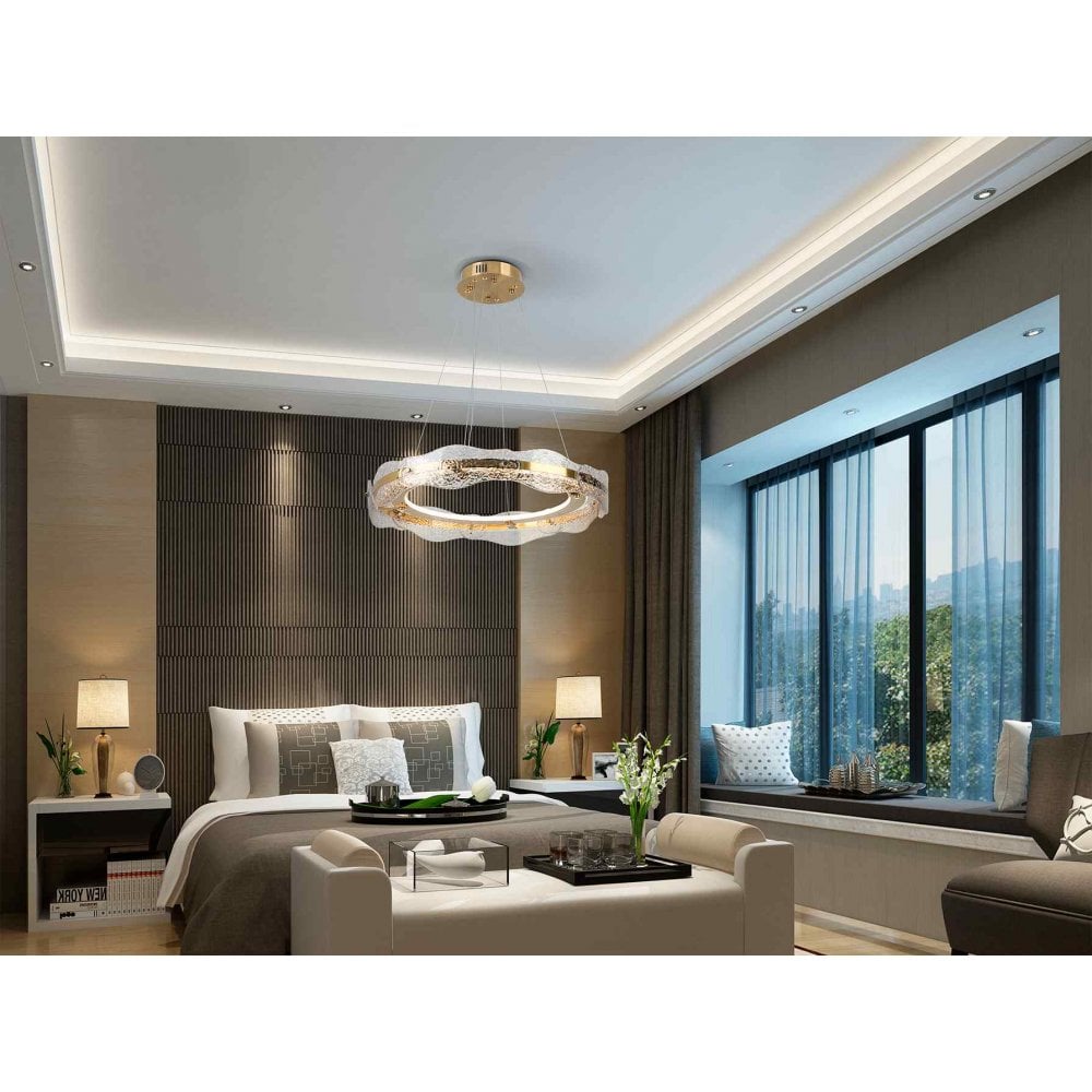 294683 Lira LED Pendant Gold