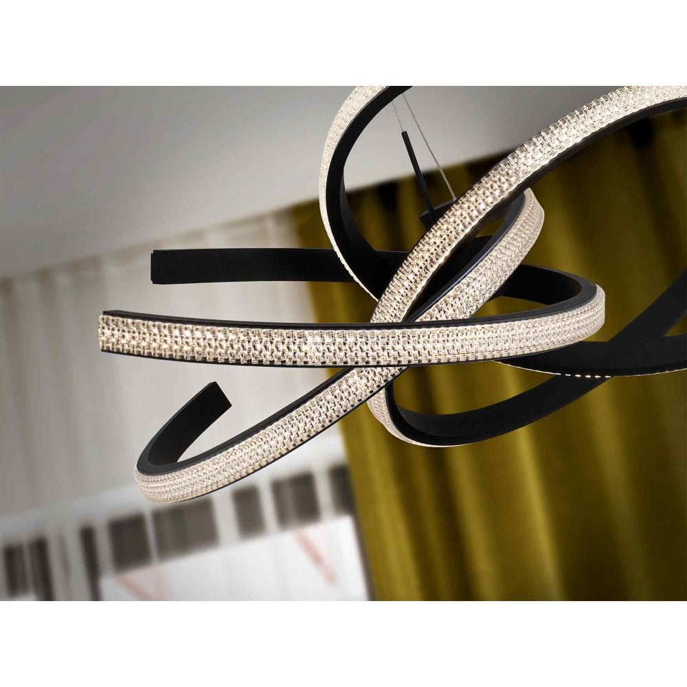 302975 Ring II LED Pendant Black