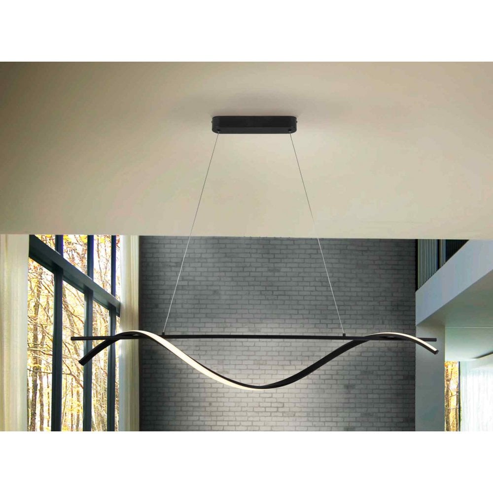 307529 Boa LED Pendant Black