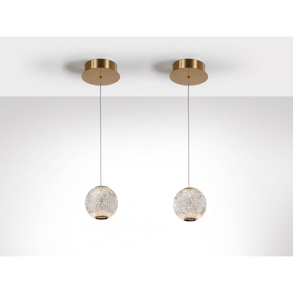 354004 Austral LED 1 Light Pendant Golden