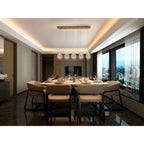 354264 Austral LED 5 Light Pendant Golden
