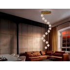 354318 Austral LED 14 Light Pendant Gold