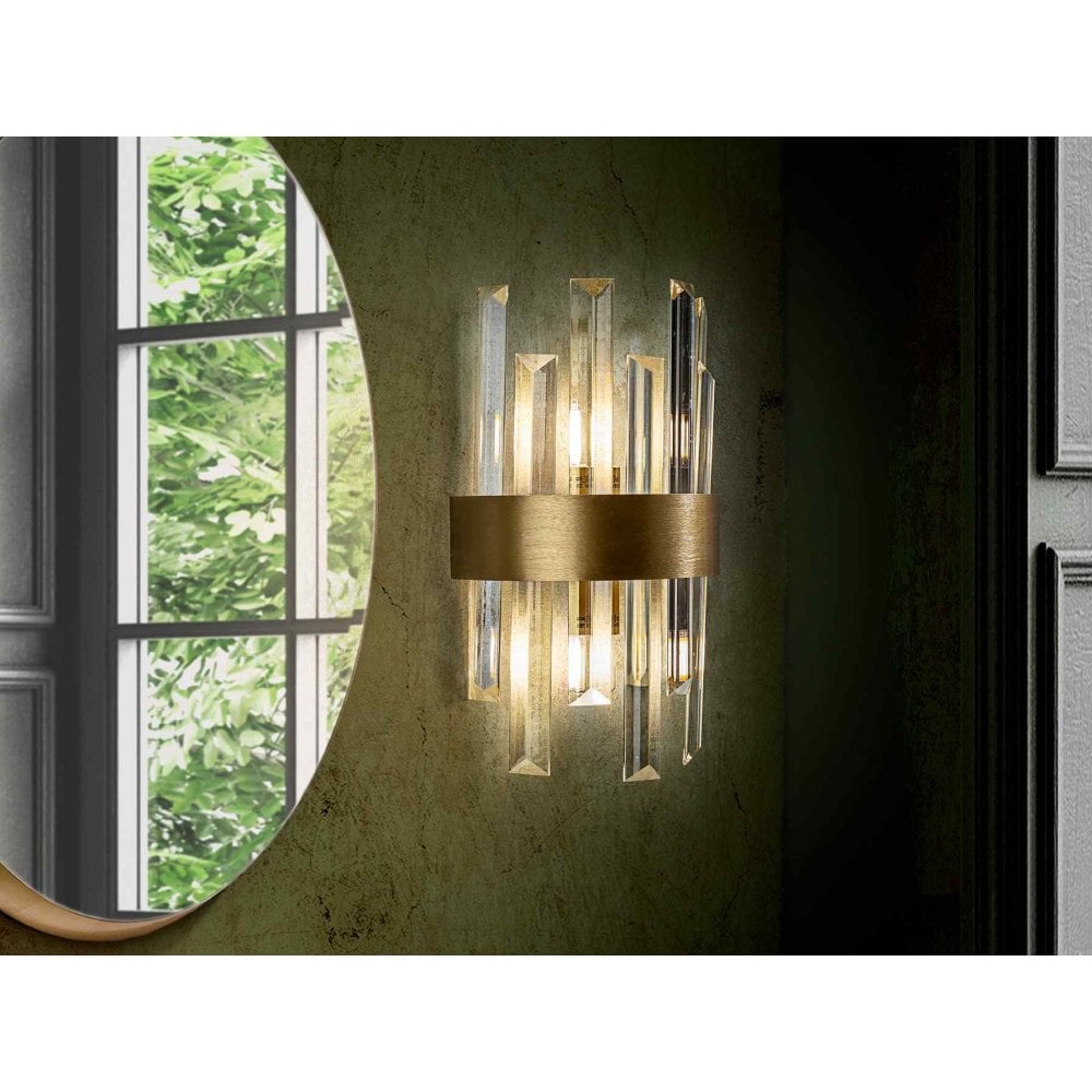 365093 Grace Wall Light 2 Light Golden