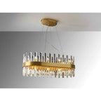365369 Grace Oval 20 Light Pendant Golden