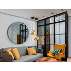 439381 Dark 1 Light Pendant Black Brass