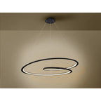 527644 Looping LED Pendant Black