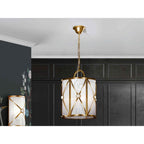 615372 Esparta 3 Light Pendant Gold
