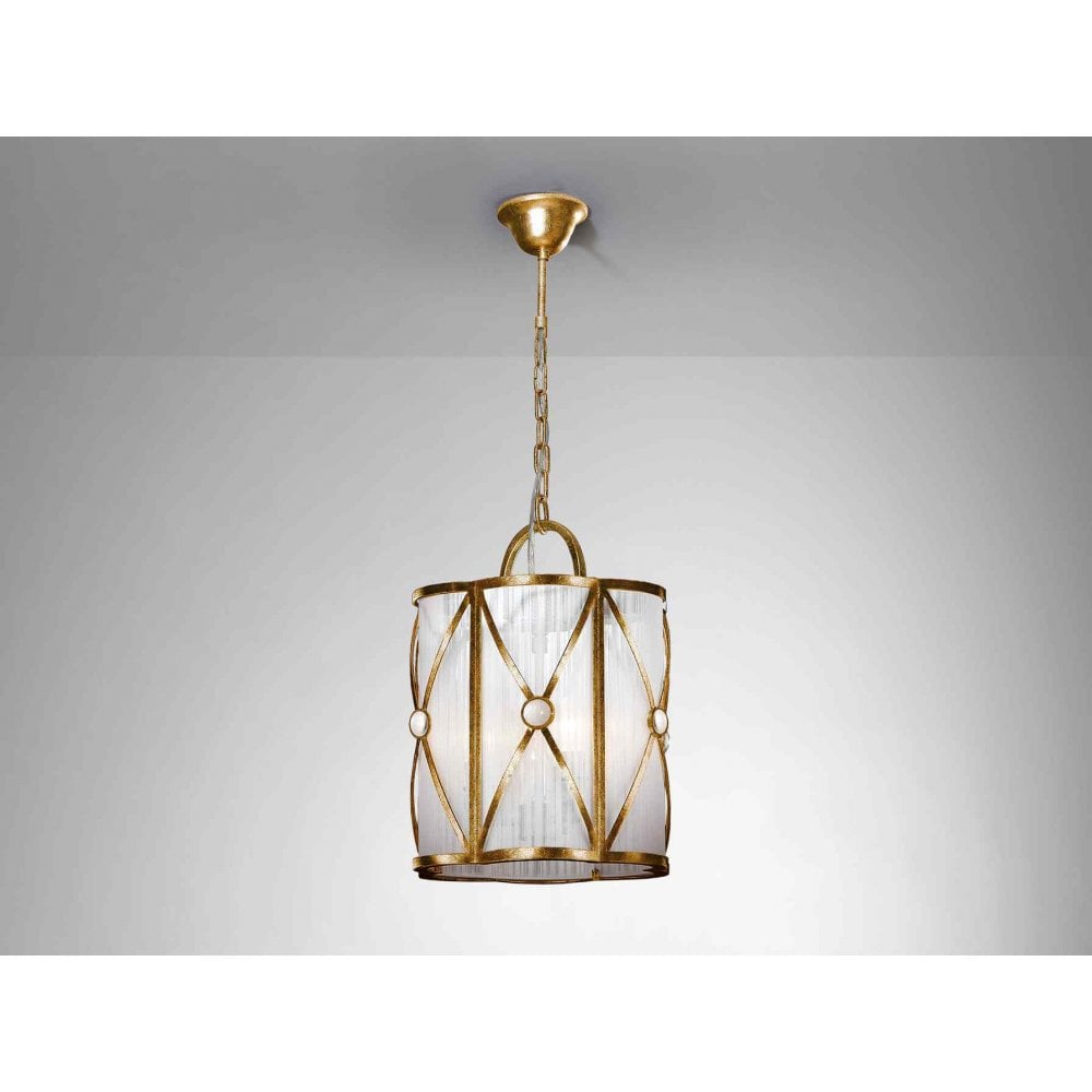 615372 Esparta 3 Light Pendant Gold