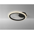 717847 Ring Flush Ceiling Light/Wall Light 1 Ring Black