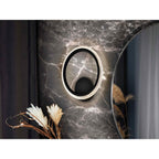 717847 Ring Flush Ceiling Light/Wall Light 1 Ring Black
