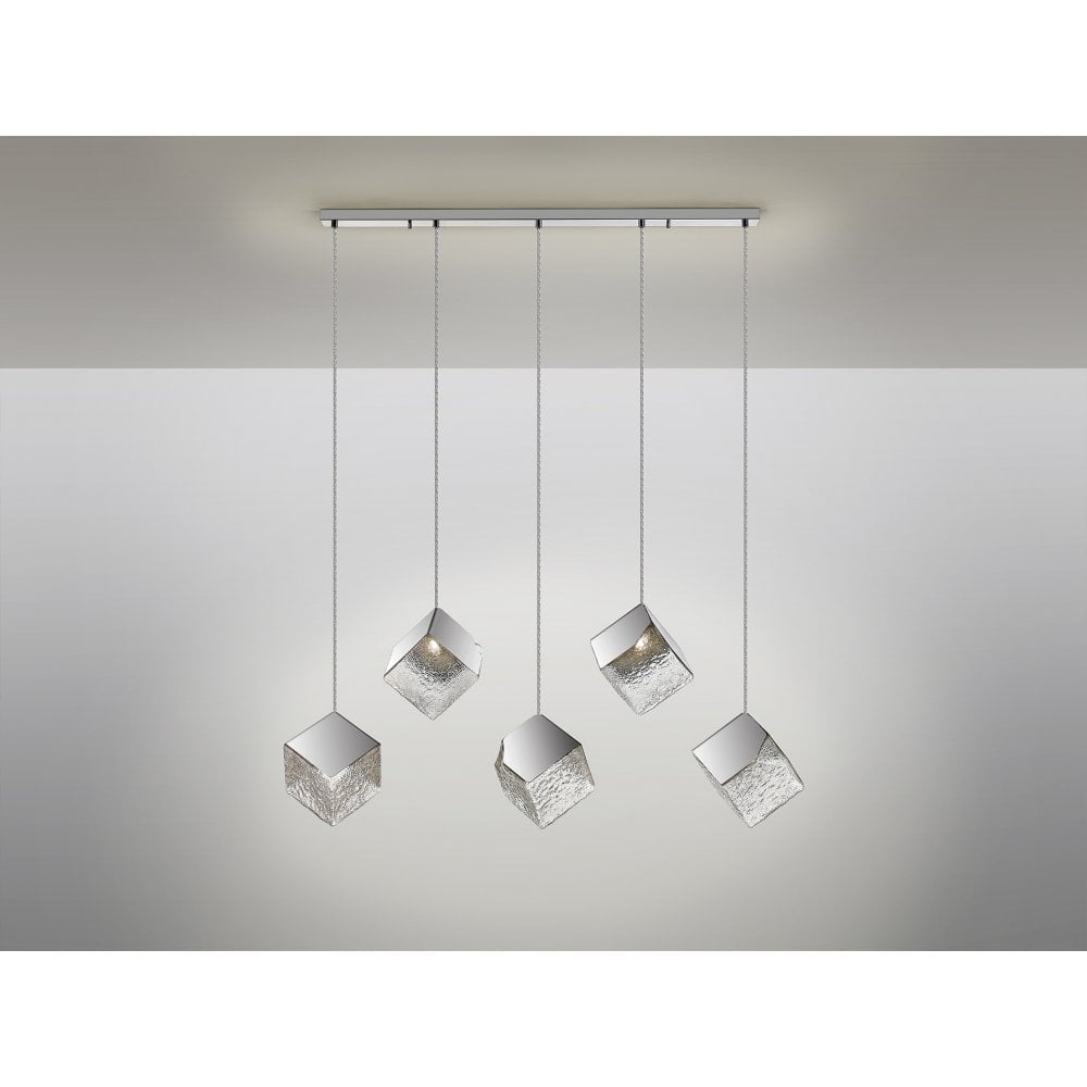 720588 Priscila 5 Light Pendant Chrome