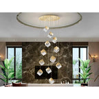721257 Priscila 12 Light Pendant Gold