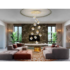 721257 Priscila 12 Light Pendant Gold