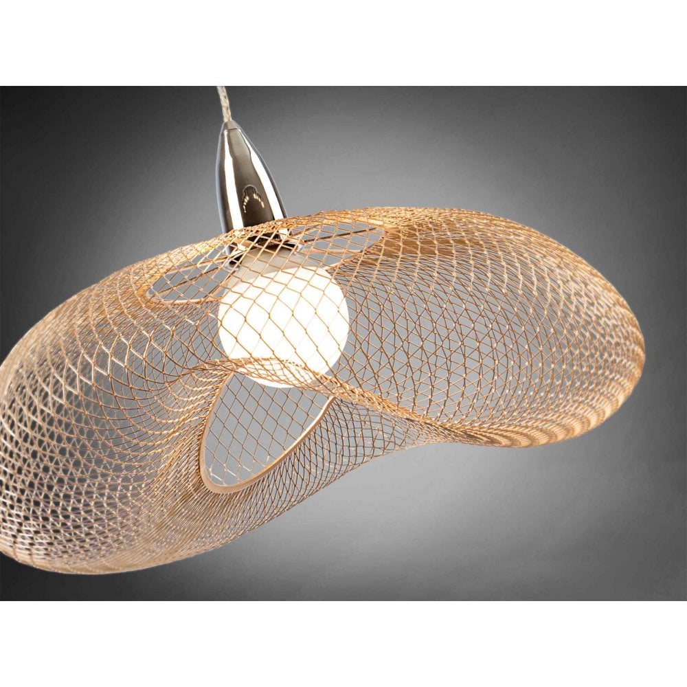 735964 Forma 1 Light Pendant Chrome/Gold (S)