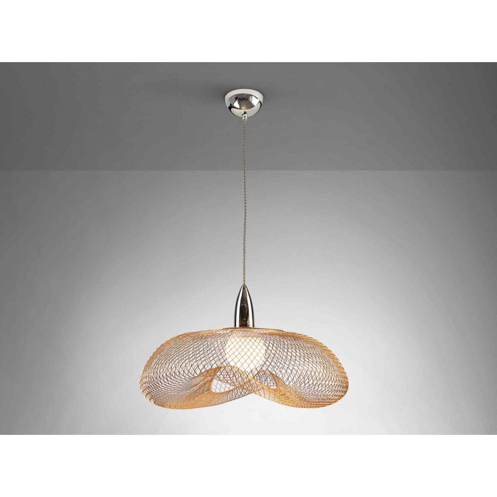 735964 Forma 1 Light Pendant Chrome/Gold