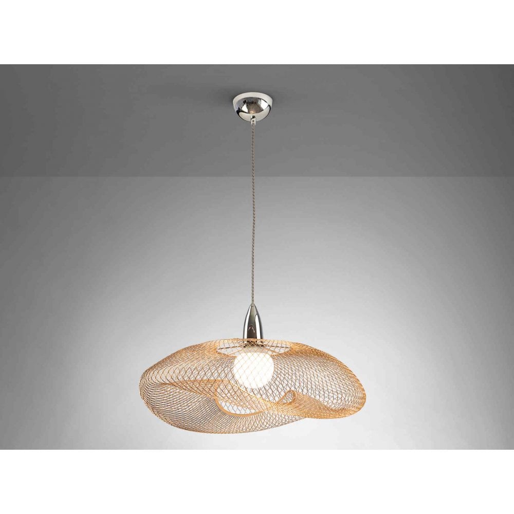 735964 Forma 1 Light Pendant Chrome/Gold