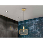 910149 Osiris 1 Light Pendant Gold