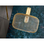 910149 Osiris 1 Light Pendant Gold