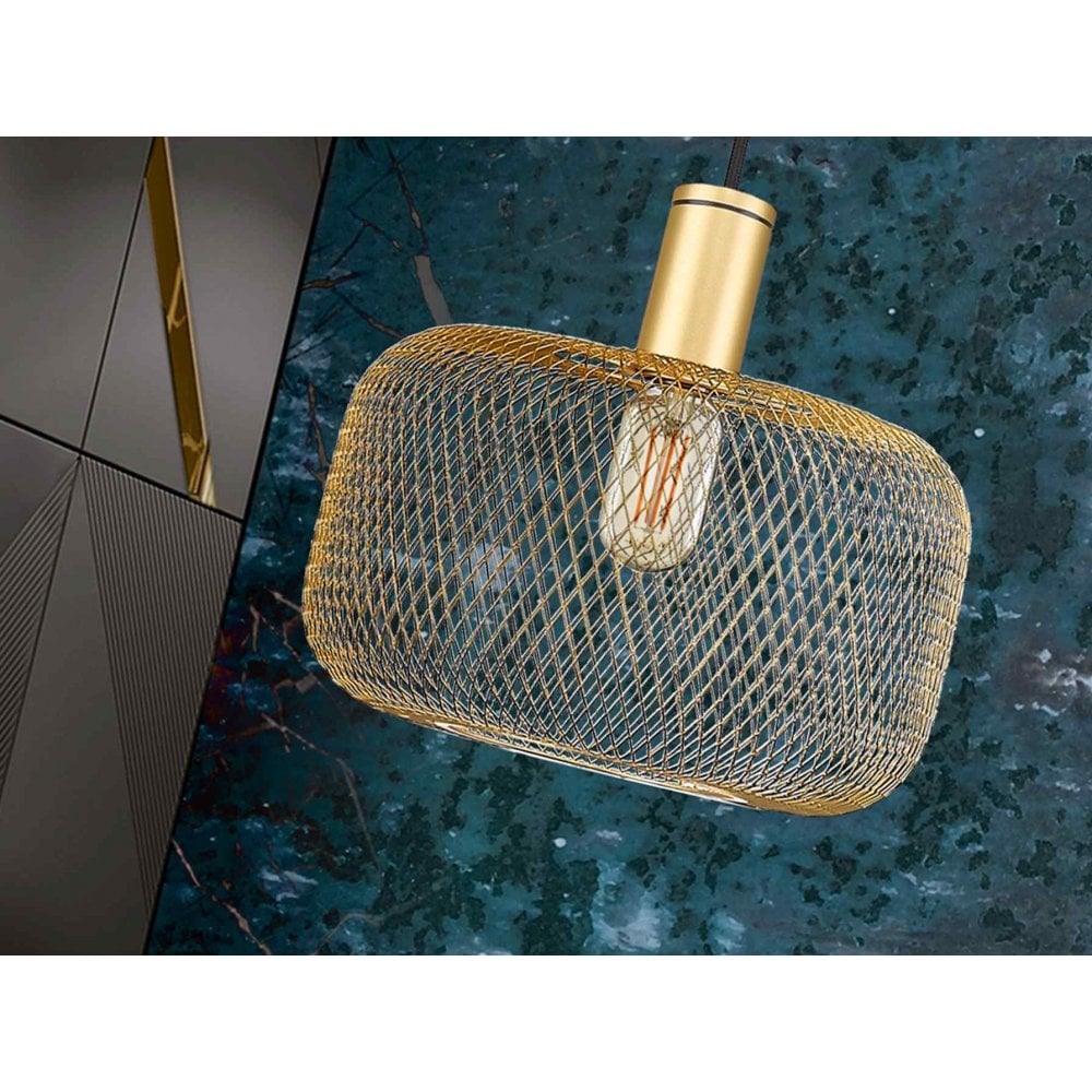 910149 Osiris 1 Light Pendant Gold
