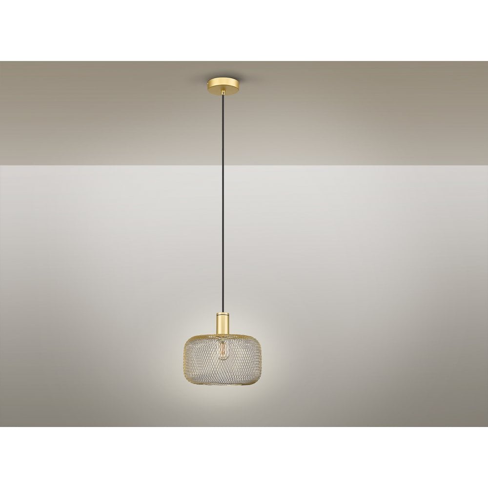 910149 Osiris 1 Light Pendant Gold
