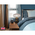 225274UK Norma Table Lamp 1 Light Black Brass