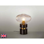 225274UK Norma Table Lamp 1 Light Black Brass