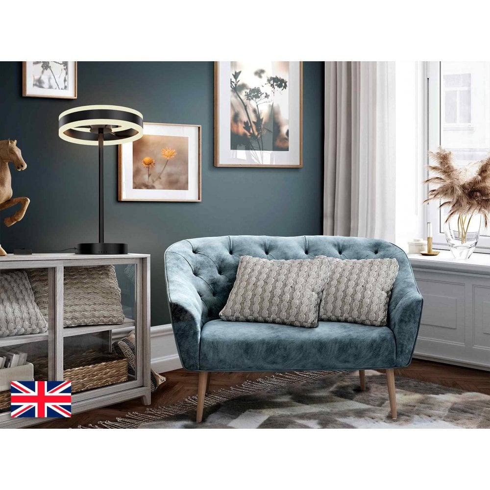 832076UK Helia LED Table Lamp Matt Black