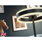 832076UK Helia LED Table Lamp Matt Black