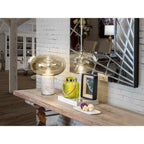 837156UK Fungi Table Lamp White Marble