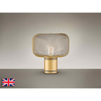 910521UK Osiris Table Lamp 1 Light Gold