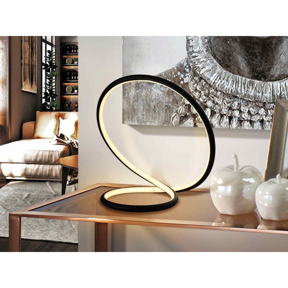 963053UK Infinito LED Table Lamp Black