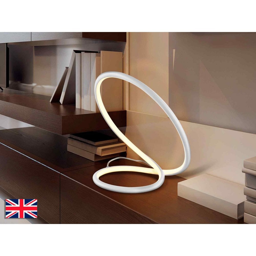 963077UK Infinito LED Table Lamp White