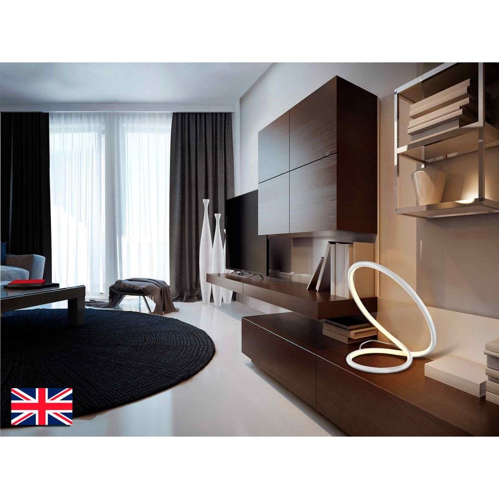 963077UK Infinito LED Table Lamp White