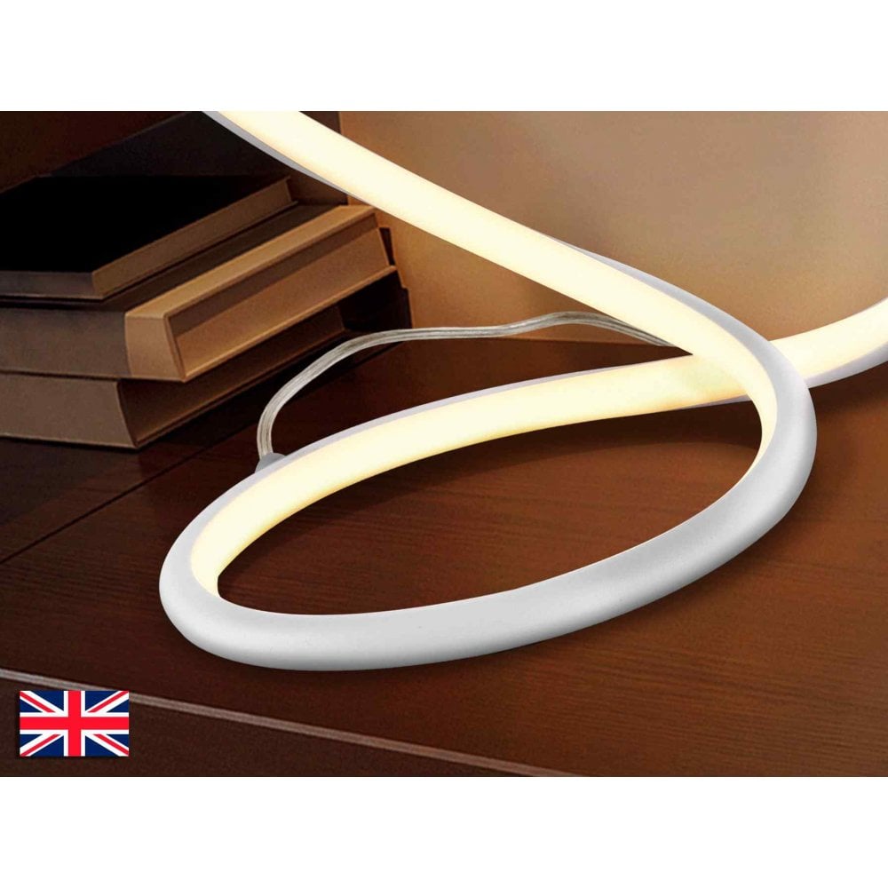 963077UK Infinito LED Table Lamp White