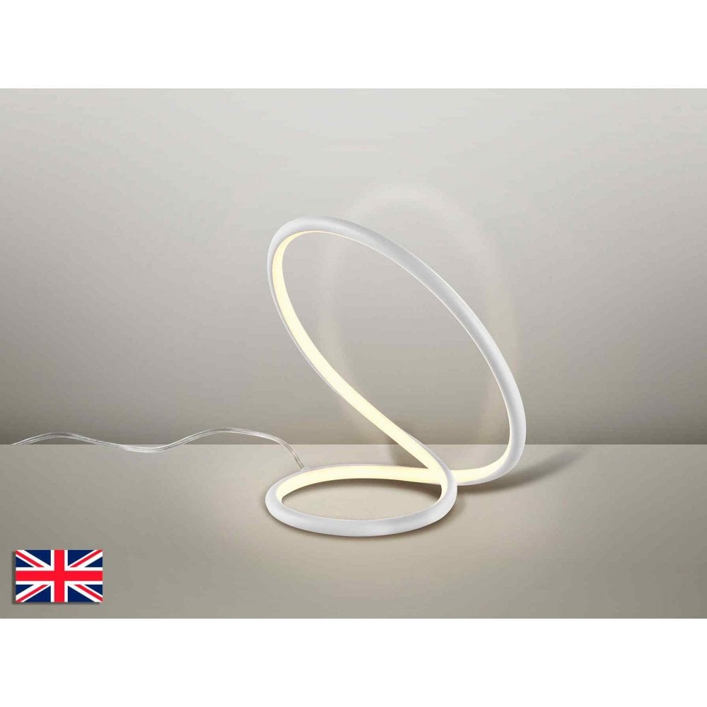 963077UK Infinito LED Table Lamp White