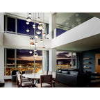 793960GK Sphere LED Large Pendant 27 Light Chrome Brass Copper